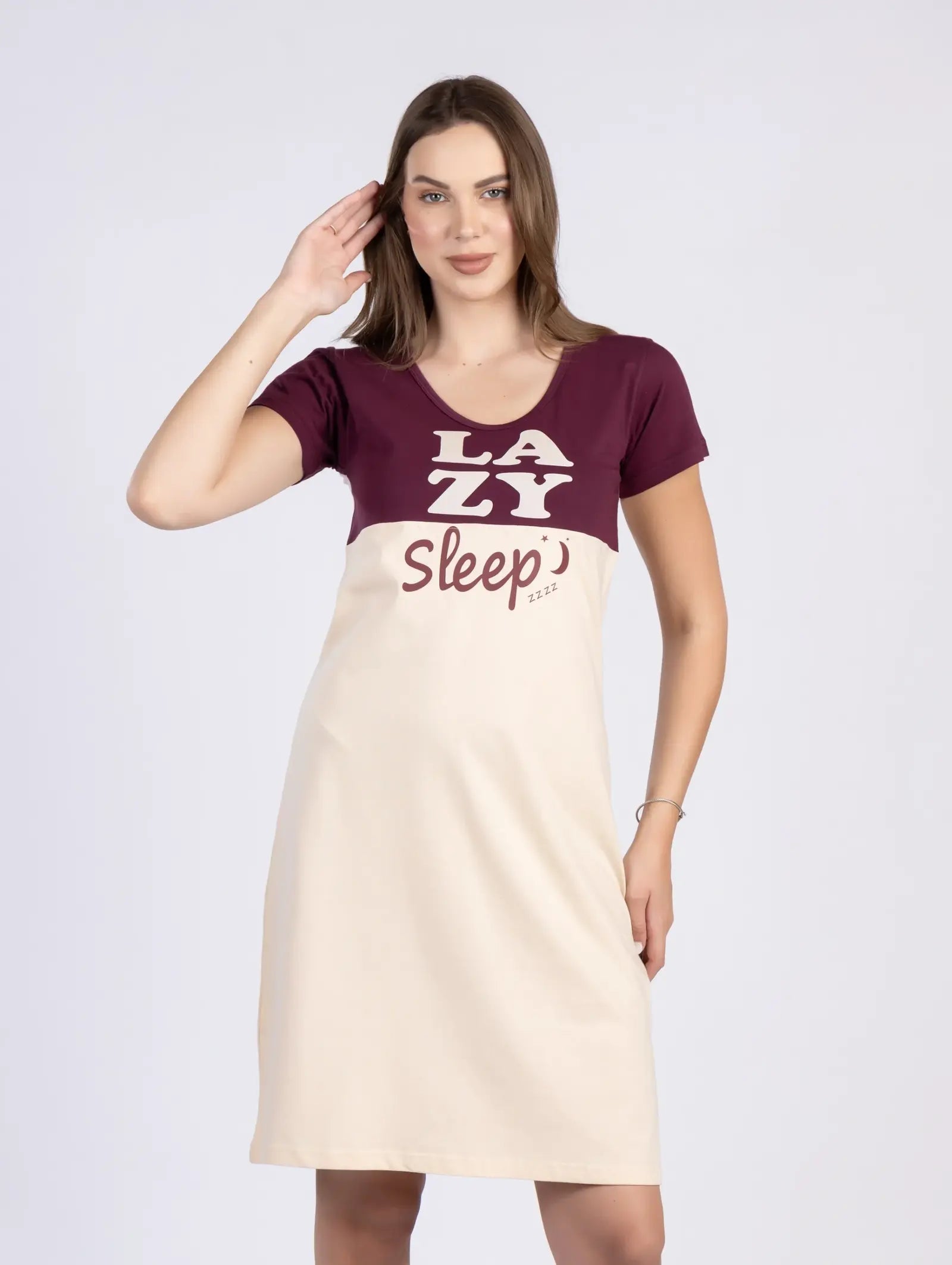 كاش نسائي بطبعة LAZY SLEEP