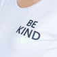 بيجامة نسائية تيشيرت طويل بطبعة Be Kind